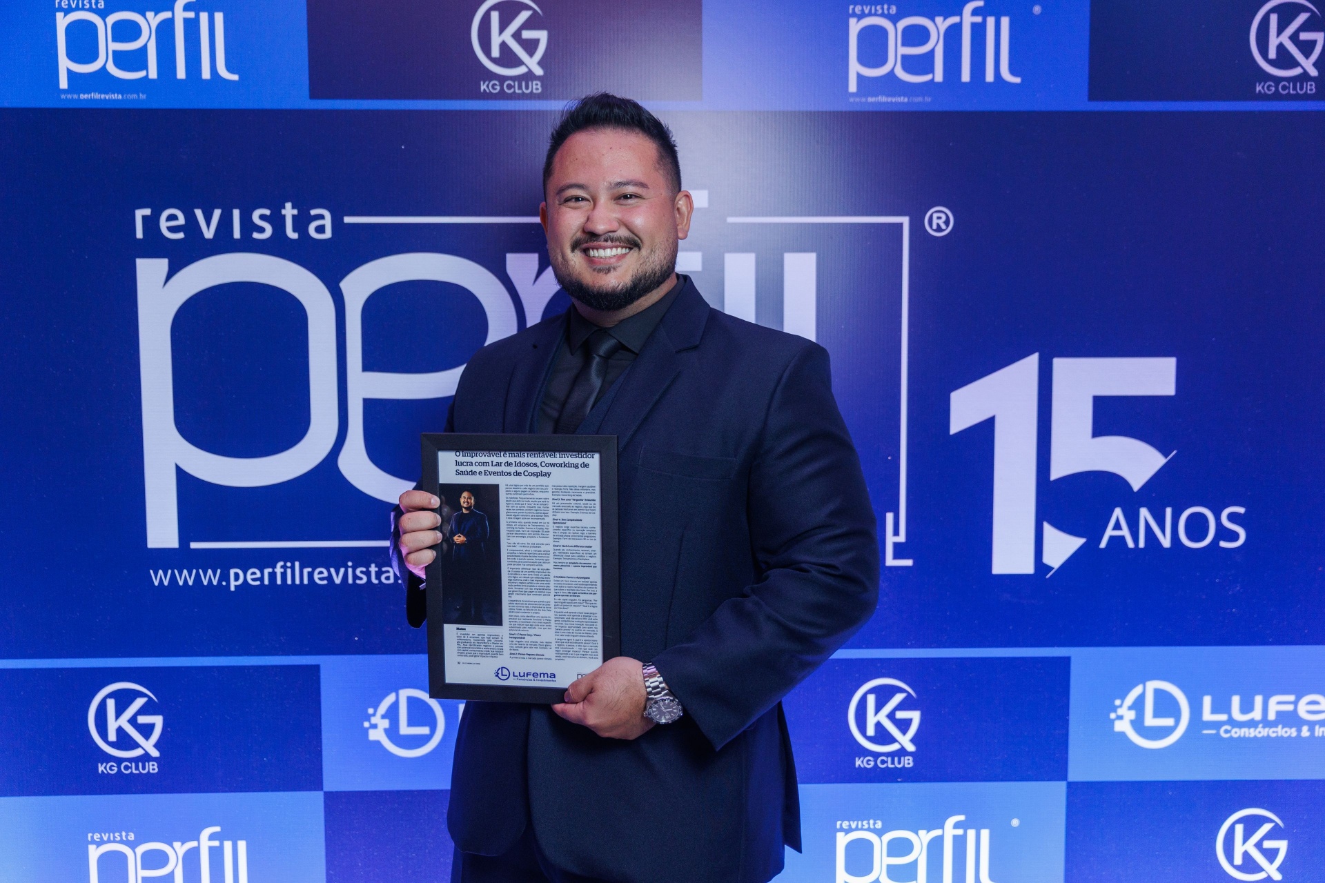 Matsu na Revista Perfil — edição de 15 anos